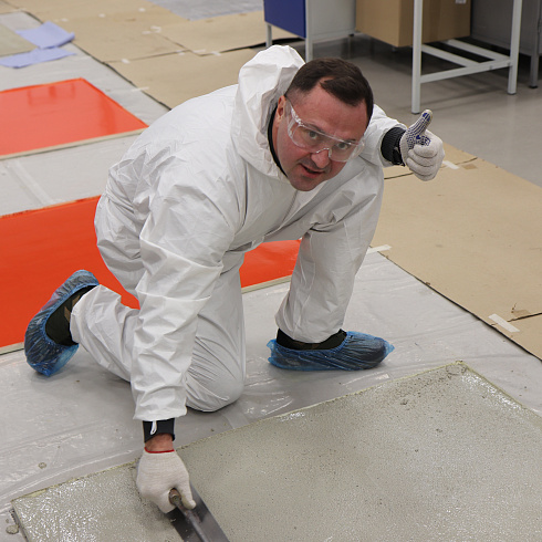 Семинар-практикум по защитным полиуретан-цементным покрытий пола