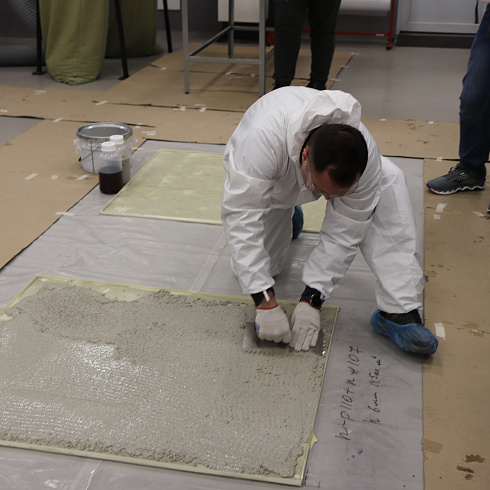 Семинар-практикум по защитным полиуретан-цементным покрытий пола